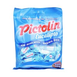 Pictolin eukaliptusz ízesítésű cukormentes cukorka édesítőszerrel 65g