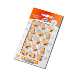 1x1 Vitamin Multivitamin mackó formájú rágótabletta narancs ízben 15x