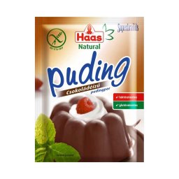 Haas Natural csokoládéízű pudingpor 44g
