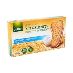 Gullon joghurtos cukormentes reggeli szendvicskeksz 220g