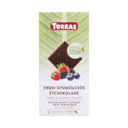 Torras erdei gyümölcsös étcsokoládé 125g