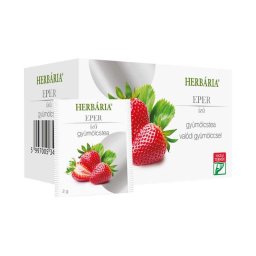 Herbária Eper ízű filteres gyümölcstea 20x