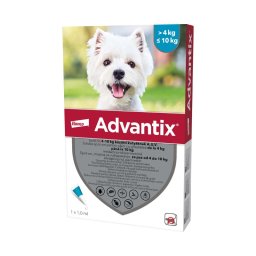 Advantix Spot on 4-10 kg közötti kutyáknak A.U.V. 1x