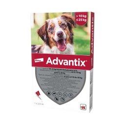 Advantix Spot on 10-25 kg közötti kutyáknak A.U.V. 1x