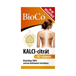 BioCo Kalci-citrát + D3-vitamin filmtabletta 90x
