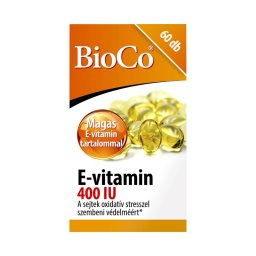 BioCo E-vitamin 400 IU lágyzselatin kapszula 60x