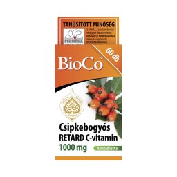 BioCo Csipkebogyós retard C-vitamin 1000 mg filmtabletta 60x