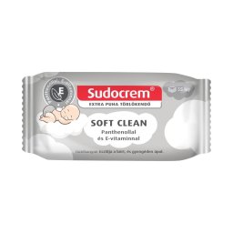 Sudocrem Soft Clean nedves törlőkendő 55x