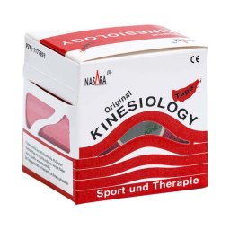 Nasara kineziológiai tapasz piros 5 m x 5 cm