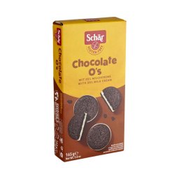 Schär Chocolate O's keksz 165g