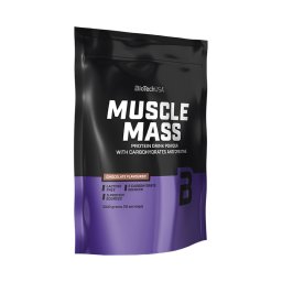 BioTechUsa Muscle Mass szénhidrát- és fehérjetartalmú italpor csokoládé ízű 1000g
