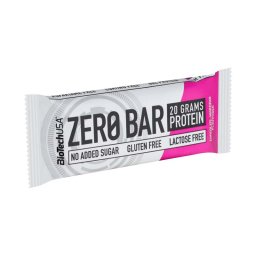 BioTechUsa Zero Bar fehérje szelet csokoládé-marcipán ízű 50g