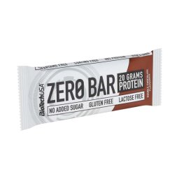 BioTechUsa Zero Bar fehérje szelet dupla csokoládé ízű 50g