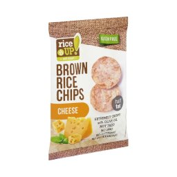 Rice Up teljes kiőrlésű barna rizs chips sajt ízesítéssel 60g