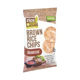 Rice Up teljes kiőrlésű barna rizs chips barbecue ízesítéssel 60g