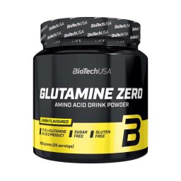 BioTechUsa Glutamine Zero citrom ízű 300g