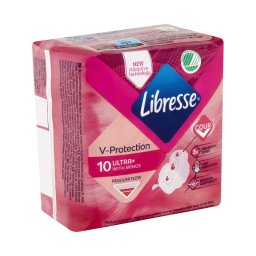 Libresse Ultra+ szárnyas egészségügyi betét 10x