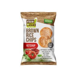 Rice Up teljes kiőrlésű barna rizs chips ketchup ízesítéssel 60g
