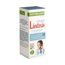 Naturland Kid lándzsás útifű C-vitaminnal folyékony étrend-kiegészítő készítmény gyermekeknek 150ml
