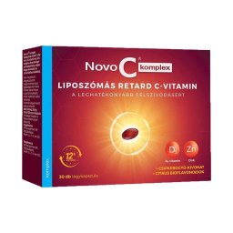 Novo C Komplex liposzómás C-vitamin + D3-vitamin + Cink lágykapszula 30x