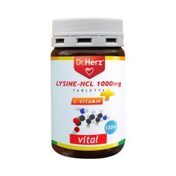 Dr. Herz Lysine-HCL + C-vitamin 1000 mg tabletta 120x