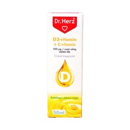 Dr. Herz D3-vitamin + C-vitamin belsőleges oldatos csepp 50ml
