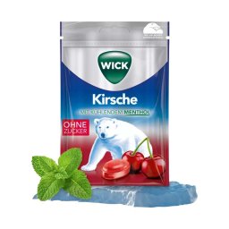 Wick cukorka meggylével és eukaliptusz olajjal 72g