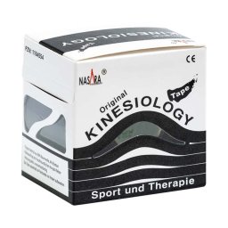 Nasara kineziológiai tapasz fekete 5 m x 5 cm