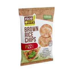 Rice Up barna rizs chips pizza ízű 60g