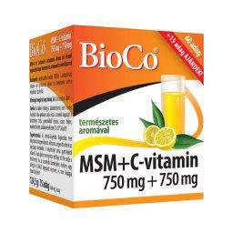 BioCo MSM+C vitamin 750mg+750mg italpor 75adag