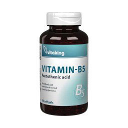 Vitaking B5-vitamin 200 mg gélkapszula 90x
