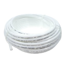 Műanyag csővezeték, 1/4" (PE) - (átmérő 6,35 mm) - fehér