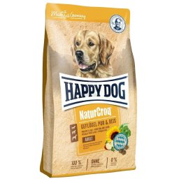 Happy Dog NaturCroq Adult Geflügel & Reis - Baromfi & rizs 4 kg