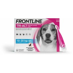 Frontline Tri-act M 10-20kg súlyú kutyának 3*1 pipetta
