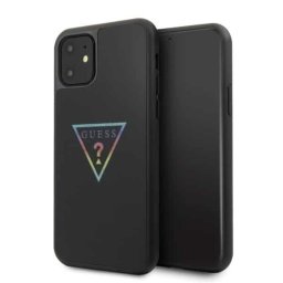 Guess Glitter Triangle fekete iPhone tok - 11 Pro Max