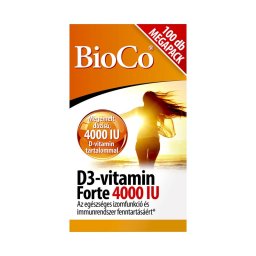 BioCo D3-vitamin Forte 4000 IU étrend-kiegészítő tabletta 100x
