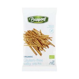 Biopont bio gluténmentes sós pálcika dekor-sós 45g