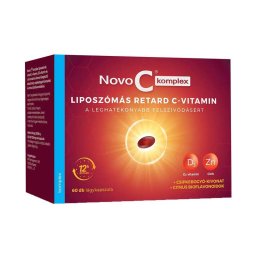 Novo C Komplex liposzómás C-vitamin + D3-vitamin + Cink lágykapszula 60x