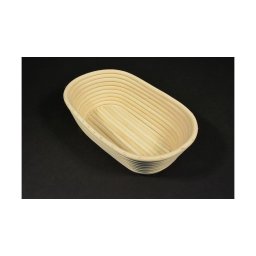 Kenyér kelesztő kosár oval szakajtó 24x15x8cm