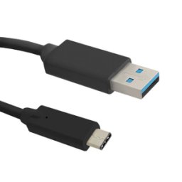 USB 3.1 Type-C(M) / USB 3.0 A(M) 0.1m Fekete kabel Gembird CCP-USB3-AMCM-0.1M