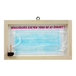 Végszükség esetén Maszk 12cm - Vegyes tréfás termékek