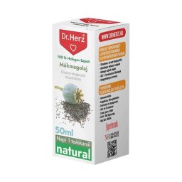 Dr. Herz Mákmagolaj 100% hidegen sajtolt 50ml