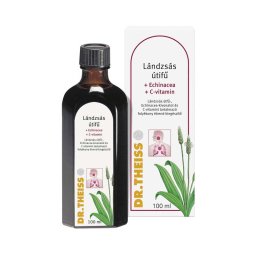 Dr. Theiss Lándzsás útifű Echinacea + C-vitamin folyékony étrend-kiegészítő 100ml