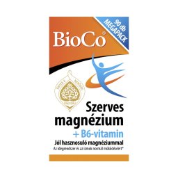 BioCo Szerves magnézium + B6-vitamin tabletta 90x