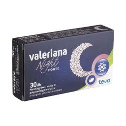 Valeriana Night Forte étrend-kiegészítő kapszula 30x