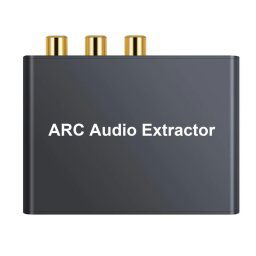 HDMI ARC audio leválasztó, 192Khz, digitális és analóg hang kimenet