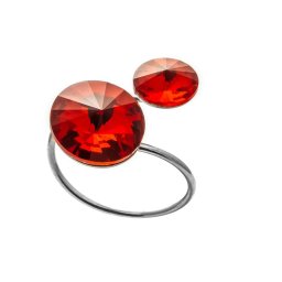 SWAROVSKI KRISTÁLYOS NEMESACÉL GYŰRŰ