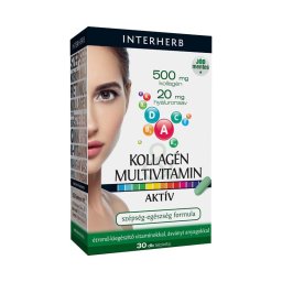 Interherb Kollagén multivitamin tabletta 30x