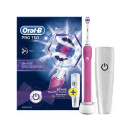 Oral-B PRO 750 3D White fogkefe + úti tok 2016OND