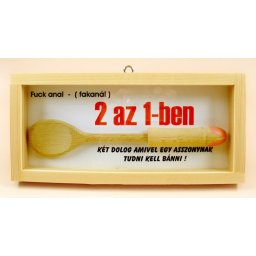 Humoros tábla Fakanál 2 az 1-ben - Vegyes tréfás termékek